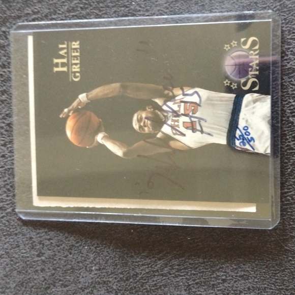 Hal Greer autographed basketball card in protective cover. #25 of 500 - Picture 1 of 3